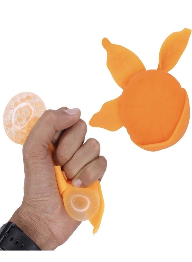 Richtots Premium Stress Relief Squishy Orange Squeeze Stress Reliever Toys Squishy Fruit Toy Soft Mind Relaxing Toys for Kids and Adults (1 Pcs) - Image 1